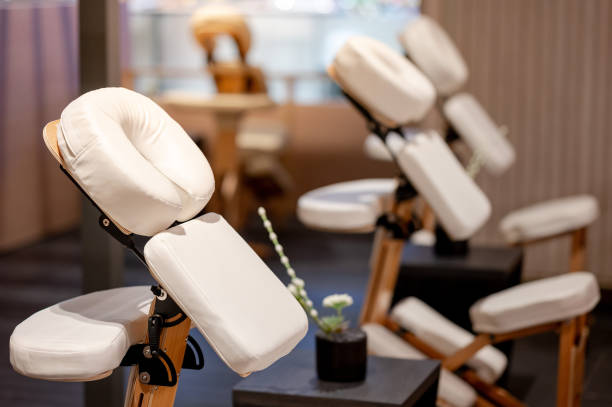 Relaxing massage therapy session